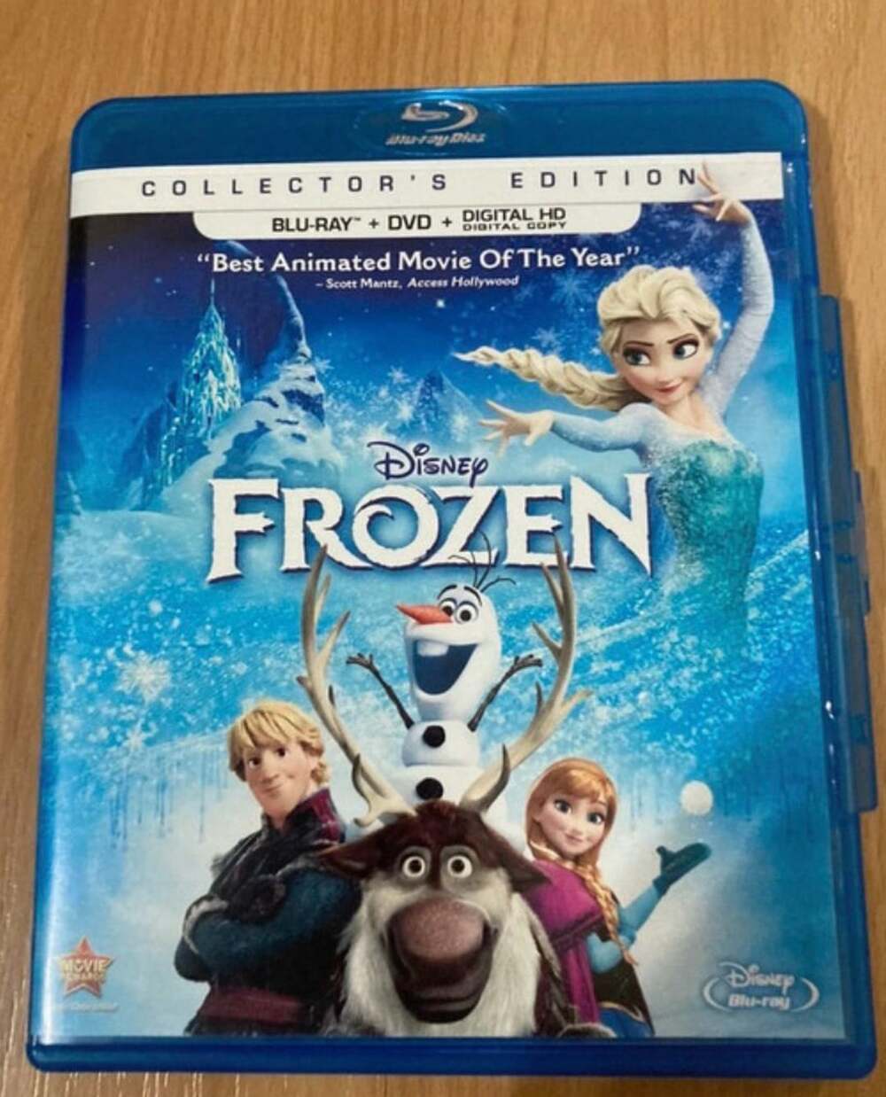 Disney Frozen Blu-ray DVD Collector's Edition